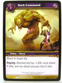 World of Warcraft TCG - Wrathgate Common Karte aussuchen - WoW - Image 2