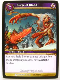 World of Warcraft TCG - Wrathgate Common Karte aussuchen - WoW - Image 5