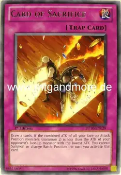 Yu-Gi-Oh 1x Card of Sacrifice - - - DP10 - Image 1