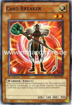 Yu-Gi-Oh 3x Card Breaker - - - DP10 - Image 1