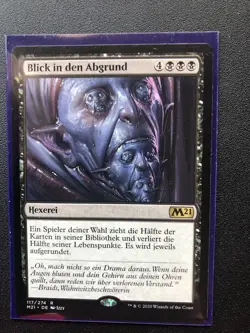 [1x] Peer into the Abyss GERMAN (LP) MTG Magic the Gathering - Image 1