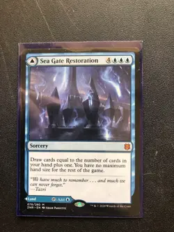 Sea Gate Restoration - Zendikar Rising NM MTG Magic the Gathering - Image 1
