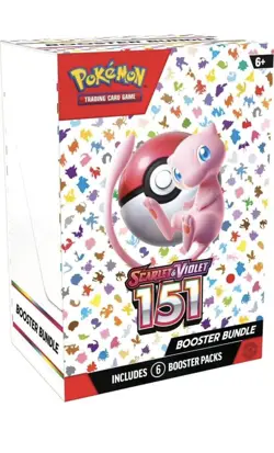 POKEMON 151 Scarlet & Violet TCG Sealed Booster Bundle Box - 6 Packs - Image 1