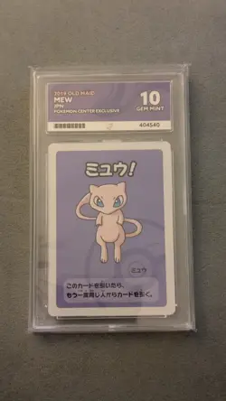 Old Maid Mew ACE Graded 10 Pokemon Center Japanese Ace Label Gem Mint - Image 1