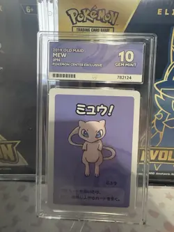 Pokemon TCG Mew - 2019 Old Maid ACE 10 GEM MINT - Japanese Card PC Exclusive - Image 1