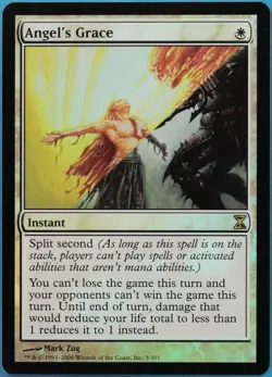 Angel's Grace FOIL Time Spiral PLD White Rare MAGIC CARD (ID# 516339) ABUGames - Image 1