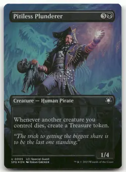 Pitiless Plunderer (Borderless) #5 (Foil) (NM) Special Guests SPG Magic MTG - Image 1