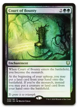 Court of Bounty #220 (Foil) (NM) Commander Legends CMR Magic MTG - Image 1