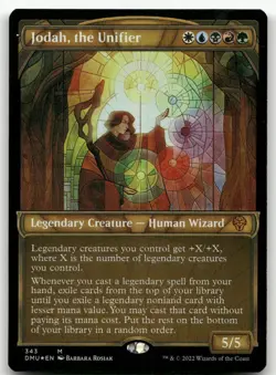 Jodah, the Unifier (Textured Foil) #343 (NM) Dominaria United DMU Magic MTG - Image 1