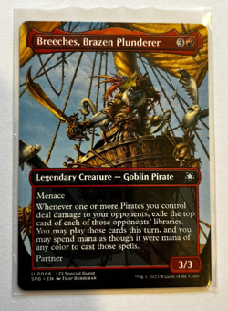 MTG – Lost Caverns - Breeches, Brazen Plunderer Borderless - Mythic 0006 - Image 1
