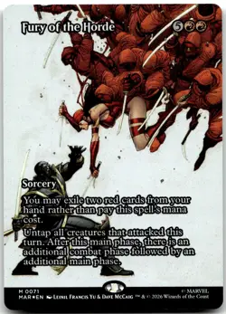 MTG Fury of the Horde Marvel Universe Eternal-Legal MAR #71 M Foil NM $SALE$! - Image 1