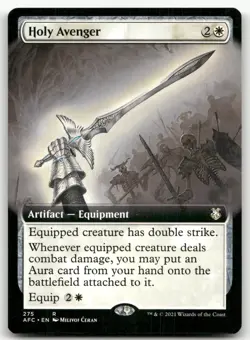 Holy Avenger (Extended Art) #275 (NM) Forgotten Realms AFC Magic MTG - Image 1