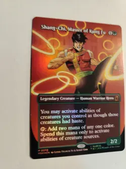 Foil Shang-Chi, Master of Kung Fu Borderless - Marvel Super Heroes 0370 Mtg - Image 2
