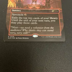 Light Up the Stage Secret Lair Drop Foil; MTG - Image 3
