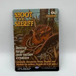MTG Shoot the Sheriff Secret Lair Play 0043 SLP Non-Foil Borderless Rare 2025 - Image 4
