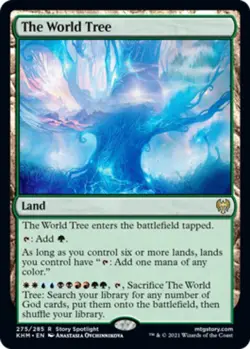 1x The World Tree MTG - Kaldheim - Moderate Play - Image 1