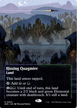 Hissing Quagmire EOE 64 Edge of Eternities Stellar Sights Magic The Gathering NM - Image 1