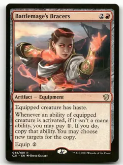 Battlemage's Bracers #48 (NM) Commander 2021 C21 Magic MTG - Image 1