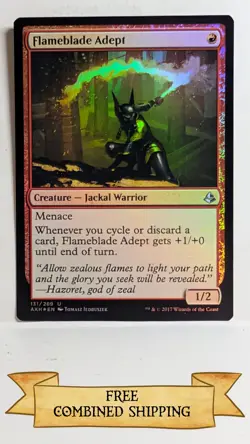Flameblade Adept Amonkhet Foil - Image 1