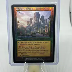 Command Tower / RETRO BORDER FOIL Secrets of Strixhaven Book Promo MTG - Image 1