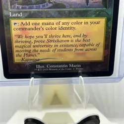 Command Tower / RETRO BORDER FOIL Secrets of Strixhaven Book Promo MTG - Image 3