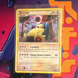 Pokemon TCG Snorlax 33/95 Call of Legends Rare English 2011 100HP - Image 1