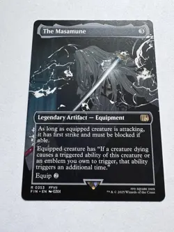 The Masamune Borderless - FINAL FANTASY MTG NM - Image 1