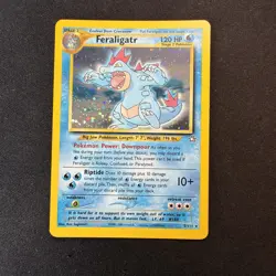 Feraligatr 5/111 Holo Rare Neo Genesis Pokemon Unlimited Holo Near Mint - Image 1