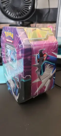 Pokemon TCG Azure Legends Dialga ex Tin 4 Booster Packs Promo Card New Sealed - Image 2