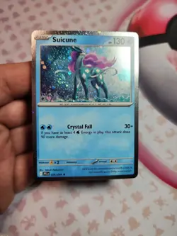 Suicune #026/094 Cosmos SWIRL Holo Pokemon Phantasmal Flames PFL Promo Knockout - Image 1