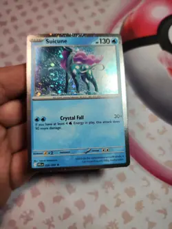 Suicune #026/094 Cosmos SWIRL Holo Pokemon Phantasmal Flames PFL Promo Knockout - Image 2