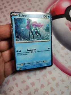 Suicune #026/094 Cosmos SWIRL Holo Pokemon Phantasmal Flames PFL Promo Knockout - Image 3