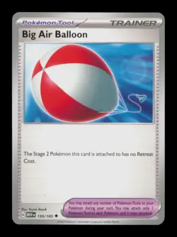 BIG AIR BALLOON UNCOMMON 155/165 NM POKEMON - Image 1