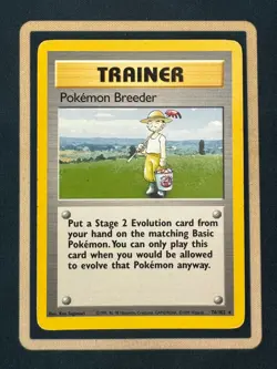 Pokemon TCG - Pokemon Breeder - 76/102 Base Set - HP - Image 1