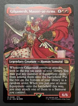 MTG x FINAL FANTASY - Gilgamesh, Master-at-Arms 338 (Borderless) - NM - Image 1