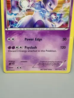 Pokemon TCG: Mewtwo #53/113 (MP) - Legendary Treasures Holo - Image 3