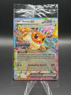Eevee EX 75/131 Stamped Prismatic Evolutions Surprise Box Exclusive NM Pokemon - Image 1