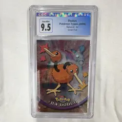 Topps 2000 Pokemon Topps Series 2 Doduo 84 Silver Foil English CGC 9.5 - Image 1