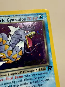 Dark Gyarados DMG 8/82 🌀 SWIRL - Holo Prerelease Promo Team Rocket - Pokemon X - Image 4