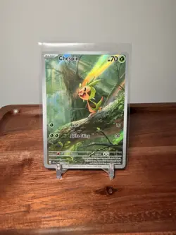 Pokemon TCG Chaos Rising Chespin Illustration Rare 087/86 - Image 3