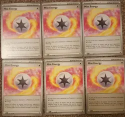 Pokemon 6x Mist Energy Temporal Forces 161/162 Special Energy Playset Bundle - Image 1