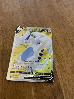 Pokemon TCG Lugia V (Full Art) 185/195 - Sword & Shield-Silver Tempest Holo - Image 2