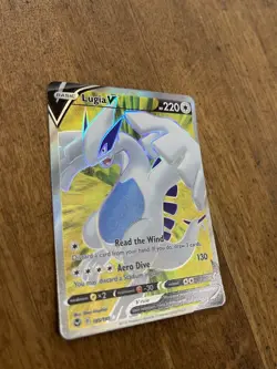 Pokemon TCG Lugia V (Full Art) 185/195 - Sword & Shield-Silver Tempest Holo - Image 3