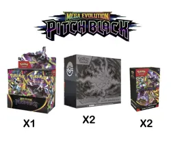 Pokemon Pitch Black Pokemon Center ETB x2 Booster Bundle x2 Booster Box Presale - Image 1