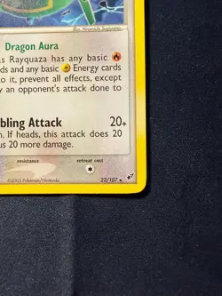 Pokemon Rayquaza - 22/107 EX Deoxys Non Holo *RARE* Pokemon NM Near Mint - Image 5