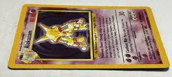 1999 Pokemon Alakazam 1/102 Base Set Holo Rare WOTC Vintage Damaged - Image 5