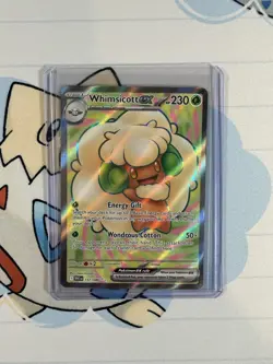 Pokemon TCG White Flare Full Art Whimsicott EX 157/086 Near Mint - Image 1
