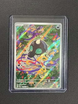 SHROODLE 149/132 ILLUSTRATION RARE MEGA EVOLUTION POKEMON HOLO NEAR MINT - Image 1