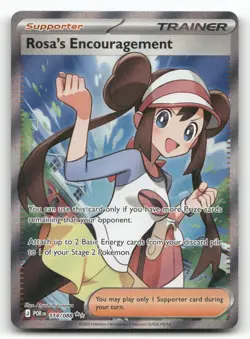 Rosa's Encouragement 114/088 Perfect Order Pokemon Holo NM Ultra Rare - Image 1
