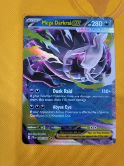 Mega Darkrai EX 048/084 Double Rare - Pokemon TCG Pitch Black - NM - Image 1